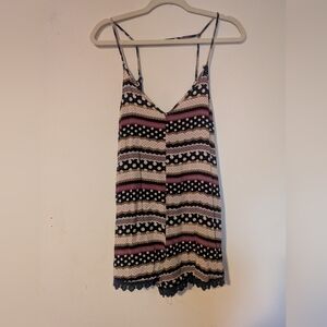 Anthropologie Patterned Romper